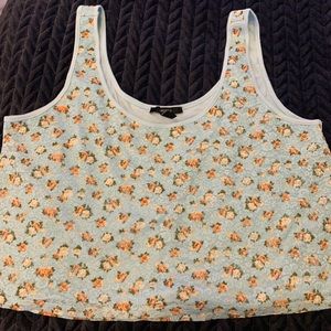 Floral crop top